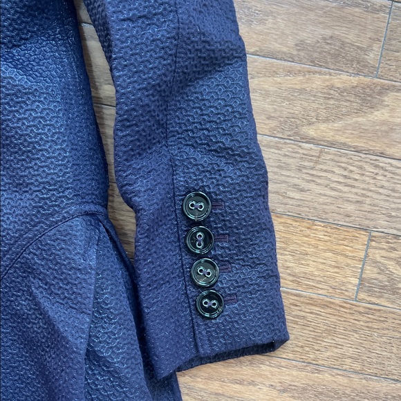 Burberry Dark Purple Trench Coat Size 38 - Picture 8 of 11